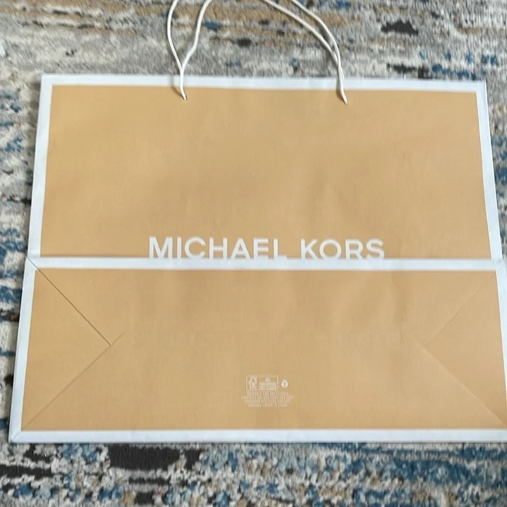Large Michael kors shipping bag empty